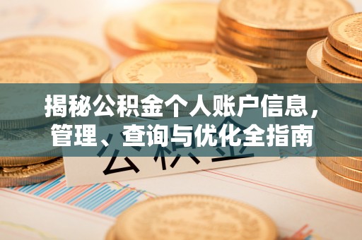 辛集揭秘公积金个人账户信息，管理、查询与优化全指南