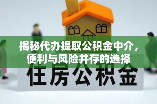 辛集揭秘代办提取公积金中介，便利与风险并存的选择