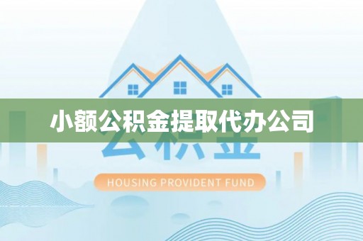 辛集小额公积金提取代办公司