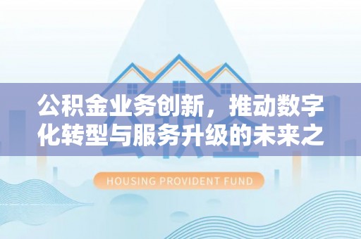 辛集公积金业务创新，推动数字化转型与服务升级的未来之路
