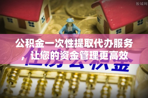 辛集公积金一次性提取代办服务，让您的资金管理更高效