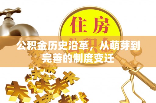 辛集公积金历史沿革，从萌芽到完善的制度变迁