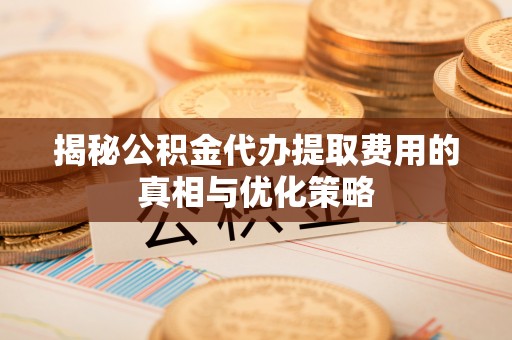 辛集揭秘公积金代办提取费用的真相与优化策略