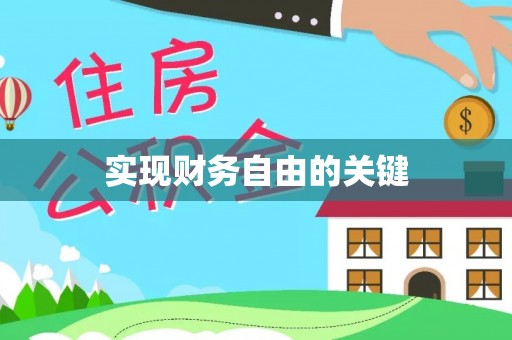 辛集实现财务自由的关键