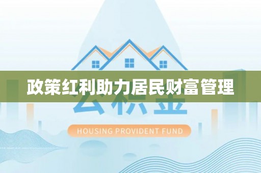 辛集政策红利助力居民财富管理