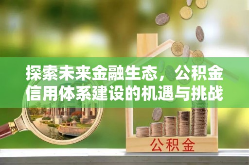 辛集探索未来金融生态，公积金信用体系建设的机遇与挑战