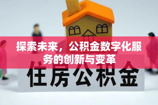 辛集探索未来，公积金数字化服务的创新与变革