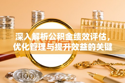 辛集深入解析公积金绩效评估，优化管理与提升效益的关键路径