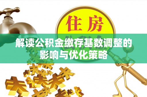 辛集解读公积金缴存基数调整的影响与优化策略