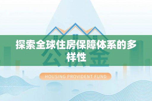 辛集探索全球住房保障体系的多样性