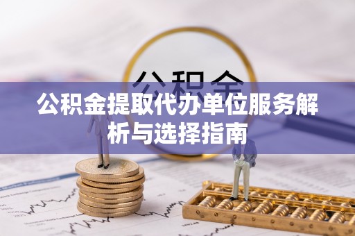 辛集公积金提取代办单位服务解析与选择指南