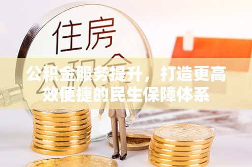 辛集公积金服务提升，打造更高效便捷的民生保障体系