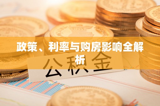 辛集政策、利率与购房影响全解析