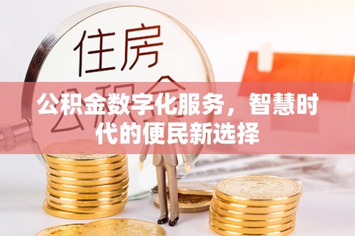 辛集公积金数字化服务，智慧时代的便民新选择