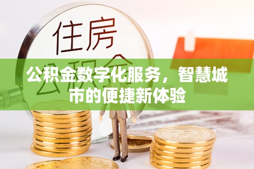 辛集公积金数字化服务，智慧城市的便捷新体验