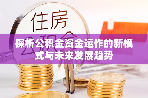 辛集探析公积金资金运作的新模式与未来发展趋势