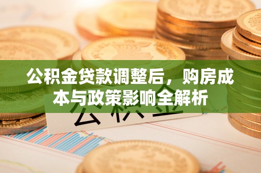 辛集公积金贷款调整后，购房成本与政策影响全解析