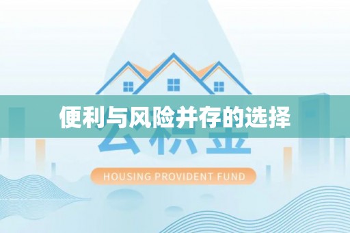 辛集便利与风险并存的选择