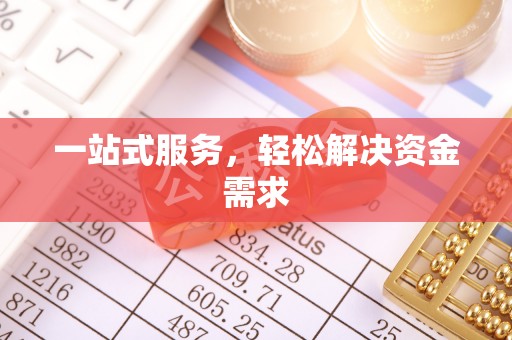 辛集一站式服务，轻松解决资金需求